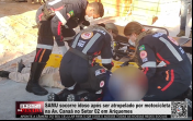 SAMU socorre idoso após ser atropelado por motocicleta na Av. Canaã no Setor 02 em Ariquemes – Vídeo
