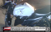 Rapaz é socorrido em estado grave após colisão entre motocicletas e ser arremessado contra portão em Ariquemes – Vídeo