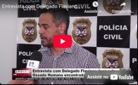 Entrevista com Delegado Flaviano José sobre ossada humana encontrada em Ji–Paraná