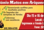 Antônio Matos ministrará palestra na ACIA