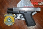 ARIQUEMES: Mulher é agredida e marido preso com pistola
