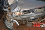 ARIQUEMES: Veículo fica destruído em colisão com carreta na BR – 364