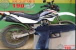 ARIQUEMES: Menores são conduzidos a delegacia com motocicleta roubada e arma de brinquedo  