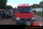 ARIQUEMES: Acidente na Avenida Perimetral Leste deixa duas pessoas com escoriações