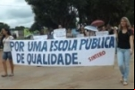 ARIQUEMES: Professores realizam mais uma eata reivindicando seus direitos
