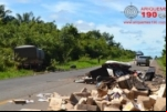 ITAPUÃ: Acidente entre duas carretas deixa duas vítimas fatais na Br–364