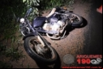ALTO PARAÍSO: Motociclista sofre grave acidente na BR–364 próximo ao trevo