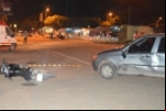ARIQUEMES: Acidente na Avenida Tancredo Neves deixa casal ferido