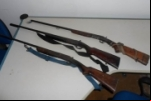 Cujubim: PM apreende três armas de fogo e prende infratores