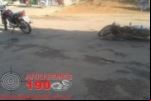ARIQUEMES: Motociclistas colidem no retorno da praça do setor 06
