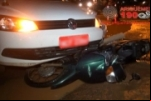 ARIQUEMES: Acidente entre carro e motoneta deixa senhora ferida no Jardim Europa