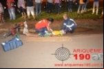 ARIQUEMES: Ciclista embriagado perde o controle da direção e cai na Avenida JK
