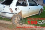 ARIQUEMES: Acidente na Av. Jaru deixa veículo com grandes avarias