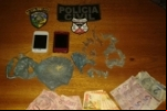 Polícias Civil e Militar de Machadinho do Oeste fecham suposta boca de fumo e prendem traficante