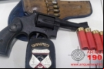 ALTO PARAÍSO: Idoso de 80 anos de idade é preso em posse de munição e arma de fogo