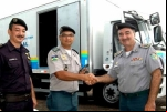 PM entrega caminhão adquirido pelo FUMRESPOM