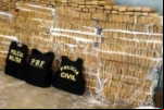 Polícia apreende 754 quilos de maconha que ia para Vilhena