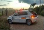 MONTE NEGRO: Condutor perde o controle da direção e carro capota várias vezes na RO–10