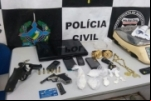 PORTO VELHO: DENARC fecha ‘boca de fumo” disfarçada de bar e apreende drogas e armas