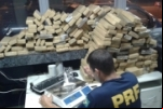 PRF prende quatro homens com 195 quilos de maconha na divisa do Paraná com Mato Grosso do Sul