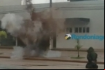Vídeo: Bomba encontrada no Banco do Brasil é detonada na Capital