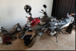 Rastreador de moto roubada leva polícia até desmanche de veículos em Porto Velho