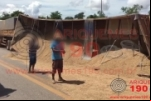 Itapuã do Oeste: URGENTE – Grave colisão entre duas carretas fecha BR–364