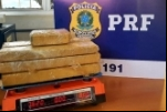 Em Porto Velho/RO PRF flagra adolescente de 14 anos com 9 tabletes de Maconha
