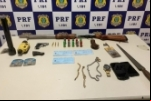 Em Ji–Paraná/RO homem é preso portando pistola e espingarda Calibre .12