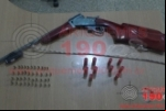 RIO CRESPO: Rifle e munições são apreendidos durante abordagem em veículo na Linha C–75