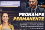 PRONAMPE: Proposta do Confúcio Moura torna permanente o Programa Nacional de apoio às microempresas e pequenas empresas