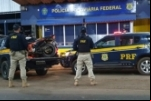 Em Alto Paraíso PRF identifica detém tio e sobrinha em posse de motocicleta furtada