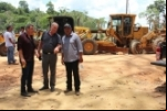 Adelino Follador participa de inauguração de ponte na C–46, entre Monte Negro e Buritis
