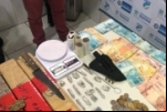 Casal é preso com quatro quilos de maconha e quase R$10 mil na zona sul da capital