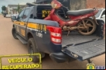 Em Porto Velho/RO, PRF recupera motocicleta roubada