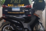 No distrito de Nova Mutum (Porto Velho/RO), PRF recupera moto roubada