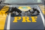 Em Porto Velho/RO, PRF apreende dois revólveres nas mãos de quadrilha