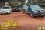 Em Guajará–Mirim/RO, PRF recupera dois veículos roubados em 1 dia