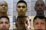 Polícia Militar e Civil do Amazonas divulga nomes e fotos de seis membros de facção que estão foragidos