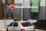  NO FLAGRA: Sevic do 8° DP prende dupla em Gol prata com TV furtada de residência