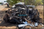 FOTOS: identificada uma das vítimas fatais do grave acidente na BR–364 entre Hilux e caminhão