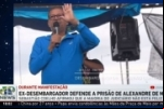 Ex–desembargador vai a ato no QG do Exército e pede cadeia para Moraes