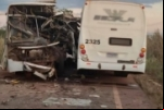 URGENTE: Batida entre ônibus mata quatro trabalhadores do JBS; 10 ficaram feridos