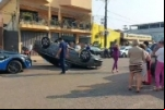 Air bags salvam vida de vítima de acidente com capotamento no A em Porto Velho