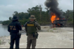 PF destrói 26 dragas, 8 barcos e quatro rebocadores em garimpo ilegal no Amazonas