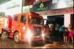 Bombeiros são acionados para combater princípio de incêndio em comércio na capital