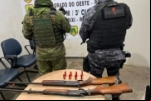 OPERAÇÃO DA POLICIA MILITAR APREENDE ARMAS DE FOGO NA REGIÃO DE CABIXI