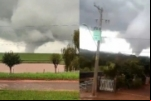 Tornado atinge cidade do Rio Grande Sul – Imagens de um tornado compartilhadas por moradores de Gentil, chocam internautas e afetam moradores – Vídeo