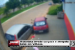 Motorista invade calçada e atropela bebê em Vilhena – Vídeo