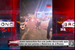 Jovem motociclista fica com joelho descarnado após bater em taxi próximo a Rodoviária de Ji–Paraná – Vídeo